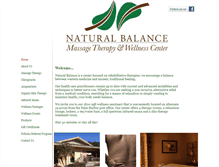 Tablet Screenshot of naturalbalancehealing.com